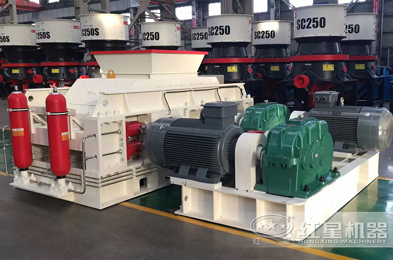 對輥制砂機(jī)雙電機(jī)驅(qū)動(dòng) 對輥制砂機(jī)雙電機(jī)驅(qū)動(dòng)